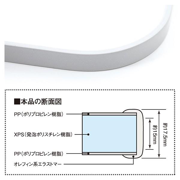 風呂ふた サイズ 75×150cm用 73×148cm 3枚割 保温 キープ 冷めにくい 組み合わせ式 省エネ 抗菌 防カビ かびにくい 日本製 国産 お風呂 ふた フタ 蓋 浴槽 白｜usagi-shop｜05