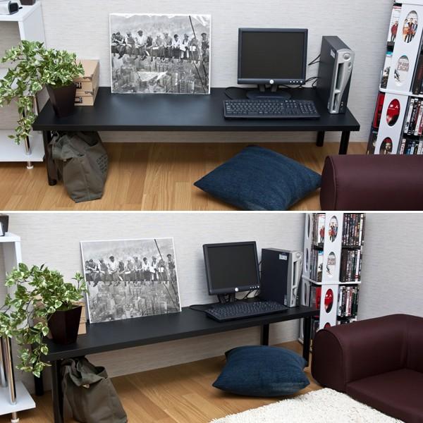 ローテーブル 机 低い 座卓 黒 白 : うさぎ屋 インテリア&DIY - 通販