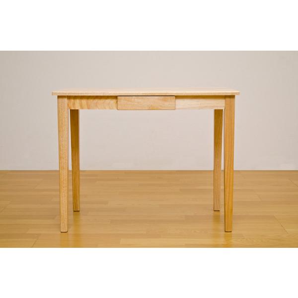 木製テーブル 引出し付き デスク 机 テーブル 90×45cm シンプル