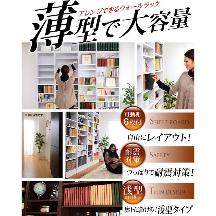 天井つっぱり 本棚 浅型 薄型 ラック : うさぎ屋 インテリア&DIY