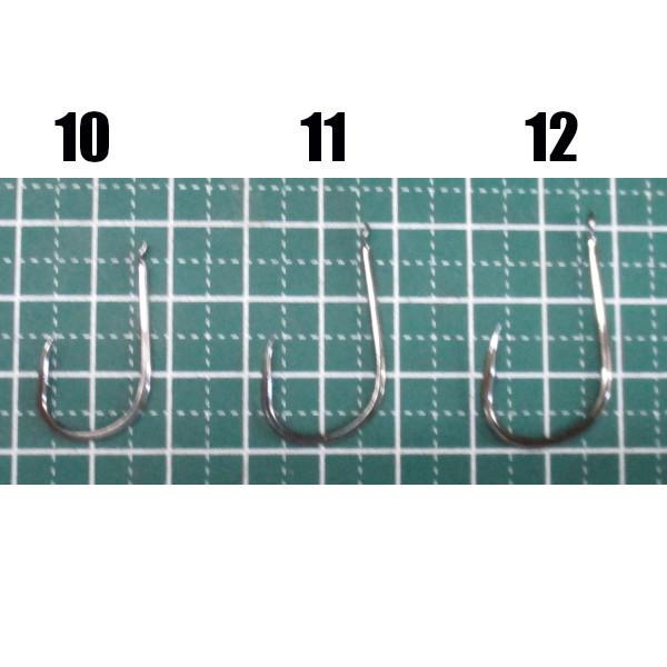 チヌ鈎 12号 ガンブラック 10本入 耳付 : うさぎのインク屋さん - 通販