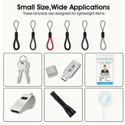 スマホ ストラップ 超ショート 選べる2本 丸紐 径4mm 全長12cm