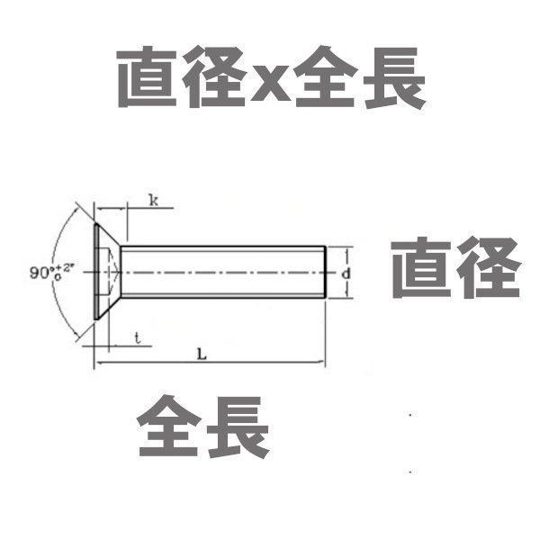 トルクスネジ M6x25mm 1本 ステンレス 皿ネジ いじり止め付 TORX T30