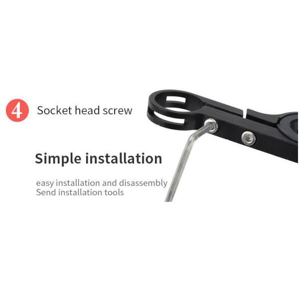 ハンドル用 拡張キット カーボンブラック+ブラックフット エクステンションバー(K4) | ブランド登録なし | 04