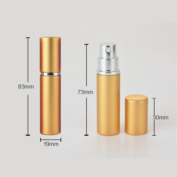 アトマイザー 香水 おしゃれ スプレー シルバー 1本 Z55 詰め替え 5ml 激安 超特価 かわいい