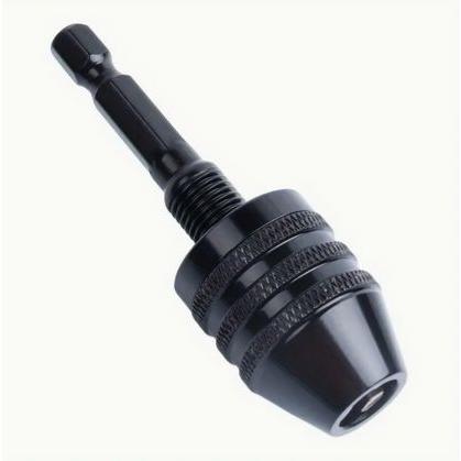 電動ドリル用 六角ハンドルドリルビット 1個 三つの爪のチャック 丸いハンドルの接続ロッド ツイストドリル変換電動グラインダードリルチャック | ブランド登録なし