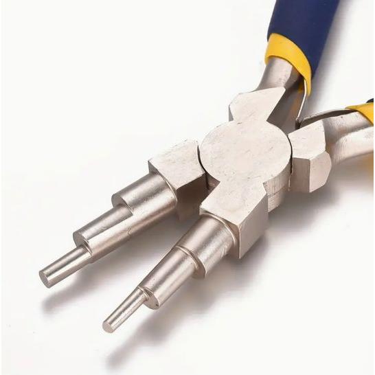 ジュエリープライヤー ベイルメイキングプライヤー 滑り止めコンフォートグリップハンドル付き ループと丸カン作成ツール 成形ツール | 