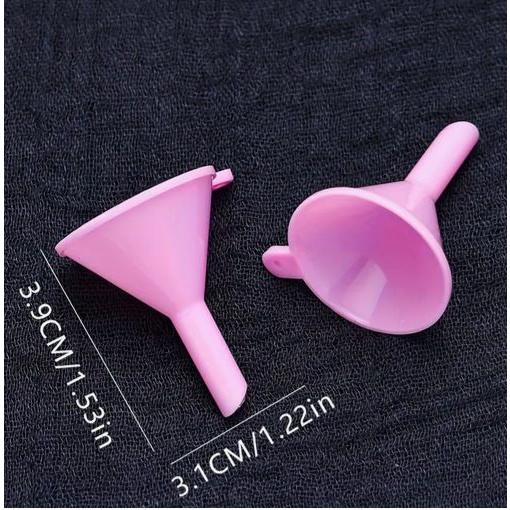 1個 透明 ミニチュアファンネル じょうご 漏斗 ボトリング 香水 エッセンシャルオイル (RA2) | ブランド登録なし | 01