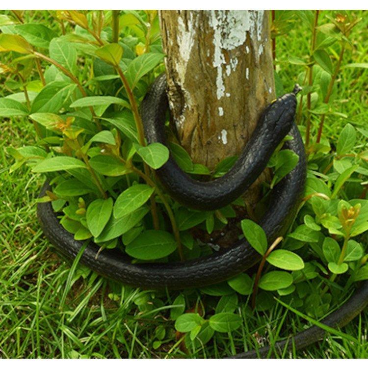 へび ゴム製 80cm いたずらグッズ 蛇 ヘビ おもちゃ 鳥対策 猿対策 黒