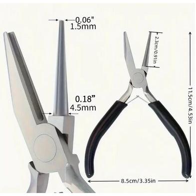 11cm ハンドル 丸型凹型ワイヤー巻きペンチ ミニ精密ワイヤー曲げツール、ジュエリー作りやビーズ作りに適しています - DIY愛好家に必須 (T51) |  | 01
