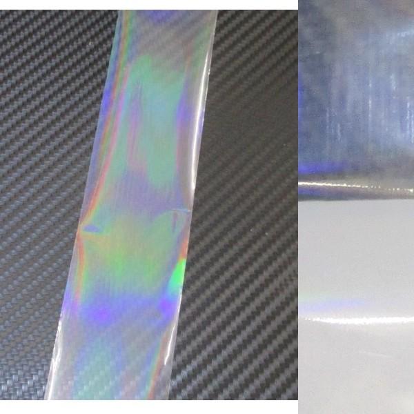 ホログラムシート フィルム オーロラランダム 4cmx30cm 極薄 1枚 毎日続々入荷 ホログラム