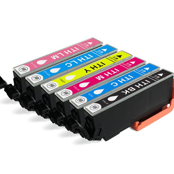エプソン（EPSON） 互換品 ITH-6CL 6色セット いちょう プリンター