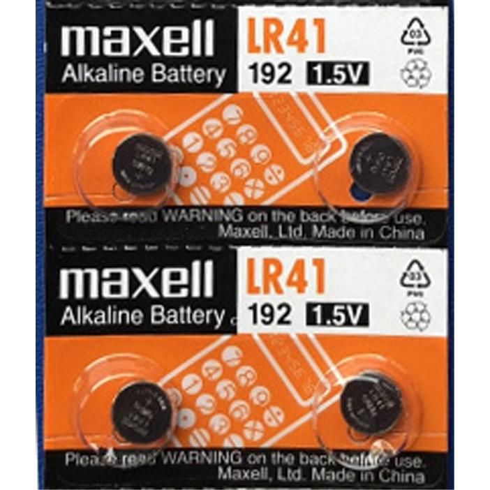 LR41 ボタン電池  4個 マクセル アルカリボタン電池 | maxell | 01