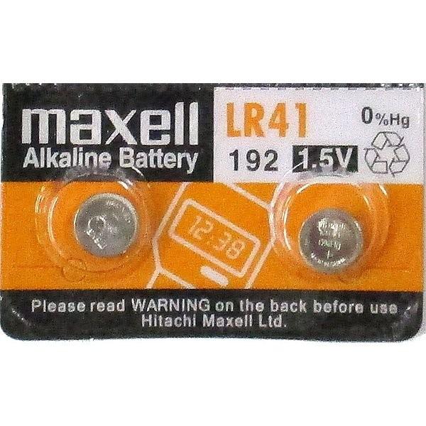 LR41 ボタン電池  2個 マクセル アルカリボタン電池 | maxell | 01