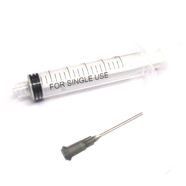 計量用 シリンジ 10ml (本体+ニードル) 計量注入器 プラモデル製作 工作 園芸 注射器 (Z55) | ブランド登録なし