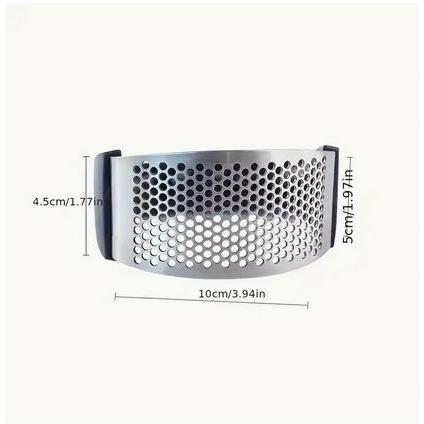 ステンレス製　ガーリックプレス クラッシャー チョッパー キッチンツール にんにくつぶし (KU13) | ブランド登録なし | 02