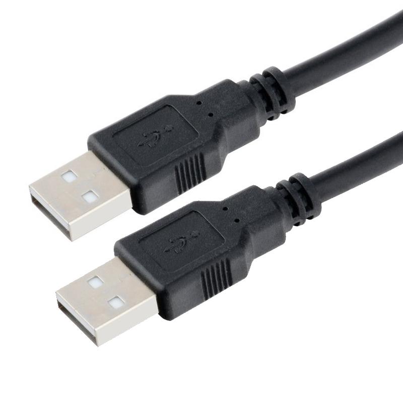 USBケーブル USB2.0 ハイスピード 30cm USB A-TYPE (オス) - USB A-TYPE (オス ) ブラック (Z57) | ブランド登録なし | 01