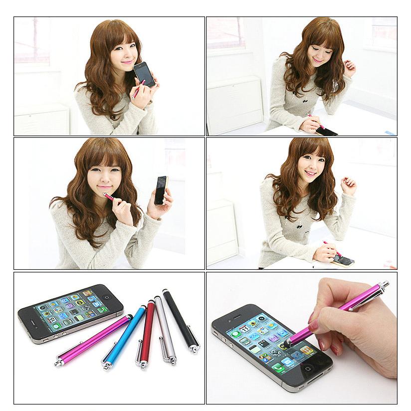 シリコンゴム式 タッチペン 1本 スマートフォン シルバークリップ ipad Air2 iphone Xperia Galaxy | ブランド登録なし | 07