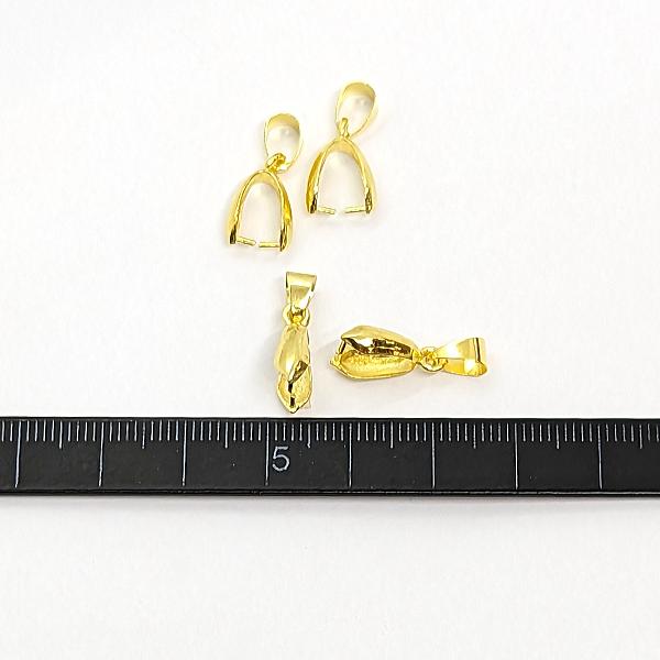 バチカン パーツ 20mm 4個 数量変更 ペンダントトップ 金具 ゴールド色