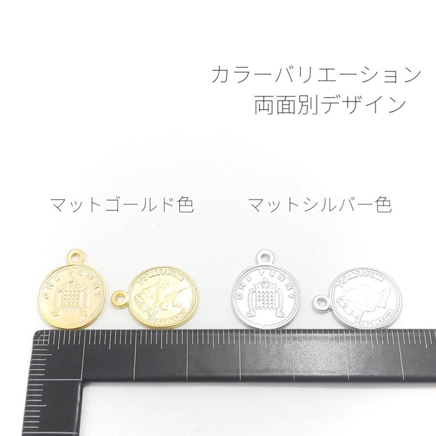 2個 高品質 ペニーコインデザインチャーム