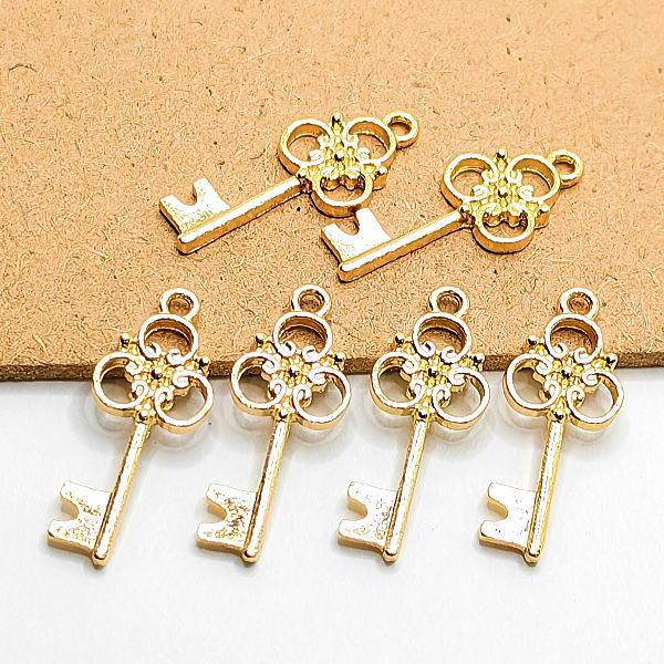 チャーム クローバー 鍵 20mm キーチャーム 鍵ペンダントに