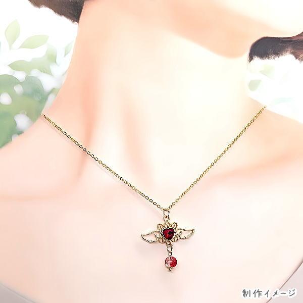 羽 チャーム 羽根 空枠 透かしチャーム 14.5mm 2個 ゴールド色 赤