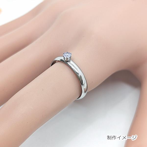 指輪 リング サージカルステンレス 6本爪 3mm 台座付き 約20mm 1個
