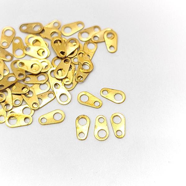 板だるま ダルマカン 基礎金具 特価 ネックレス留め具 約7mm 真鍮製 約