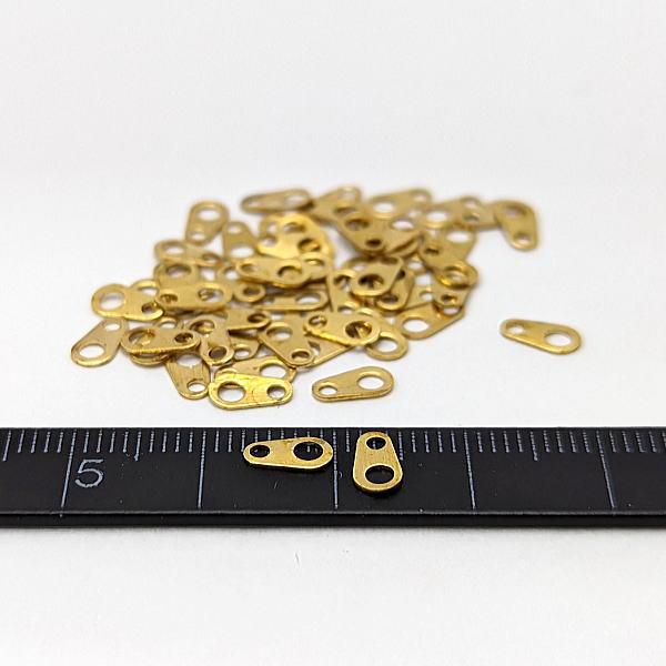 板だるま ダルマカン 基礎金具 特価 ネックレス留め具 約7mm 真鍮製 約