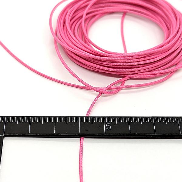 マクラメ 糸 ワックスコード 幅約1mm 約5メートル ショッキングピンク 韓国製 マクラメ タペストリー ロープに 紐 うさぎの素材屋さん ハンドメイドパーツ｜usaginosozaiya｜06