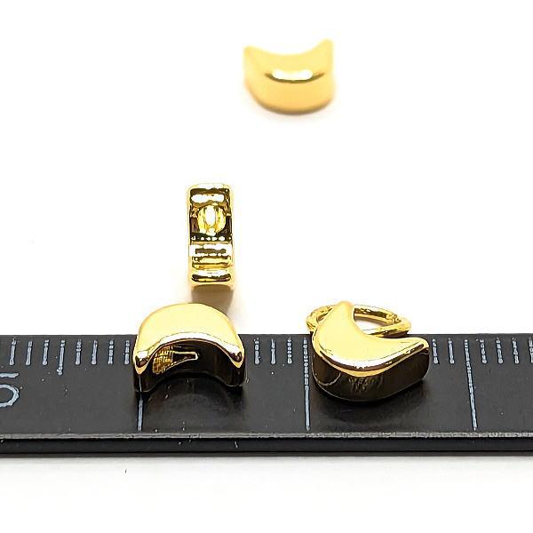 ビーズ 三日月 ミニ 7mm moonビーズ 銅製 ハンドメイド アクセサリー