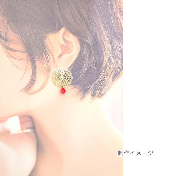 透かしチャーム コネクター 30mm 2個 ゴールド色 リンク コネクター 