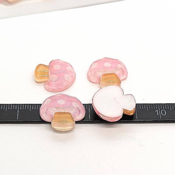 デコパーツ きのこ 野菜 19mm 6個 訳アリ ピンク マッシュルーム キノコ 樹脂パーツ うさぎの素材屋さん 貼り付けパーツ ハンドメイドパーツ 秋 カボション |  | 03