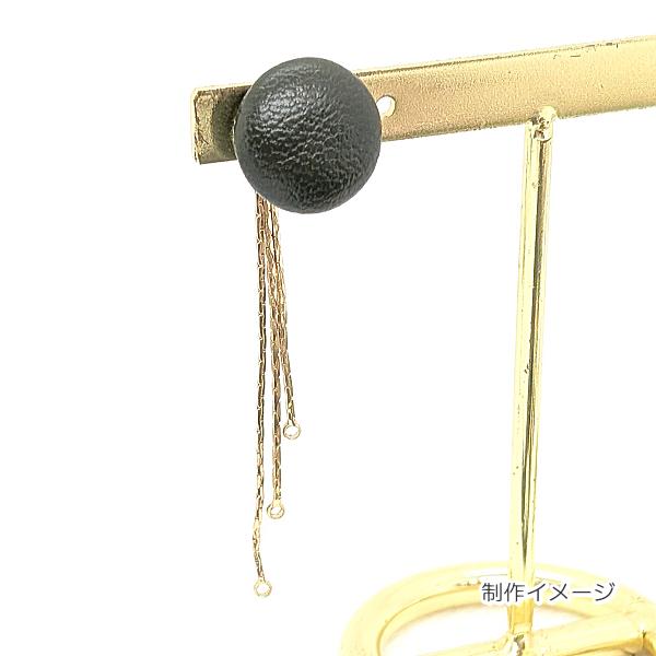 ピアスキャッチ デザインピアスに 2個 トリプルチェーン ピアスの留め