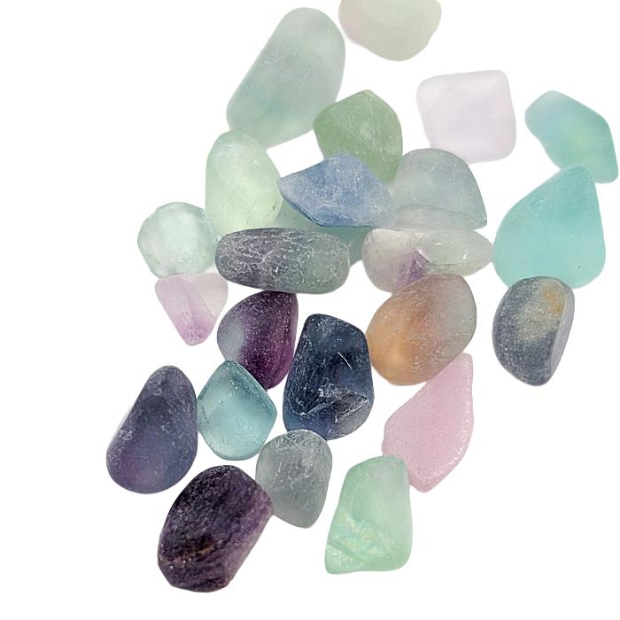 フローライト さざれ石 約15g MIX 蛍石 天然石 穴なし 約〜19mm程度