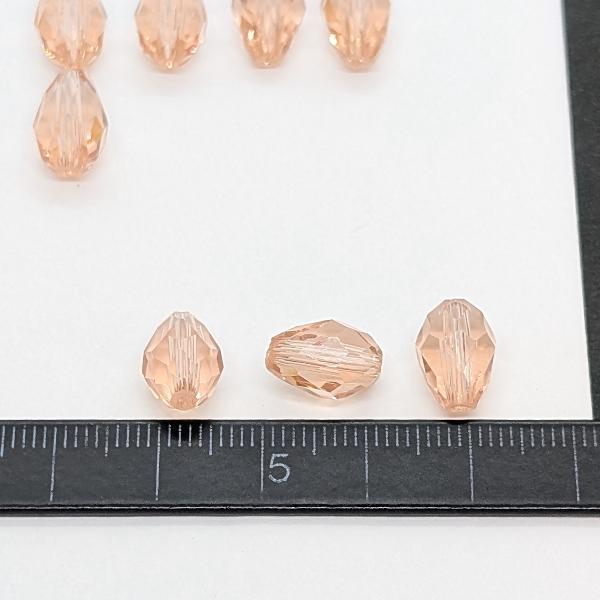 ガラスビーズ刺繍パース ドローストリング 小物入れ ヴィクトリアン /K392 ビーズ ドロップ 約12mm 10個 雫型 多面カット ガラスパーツ ダーク