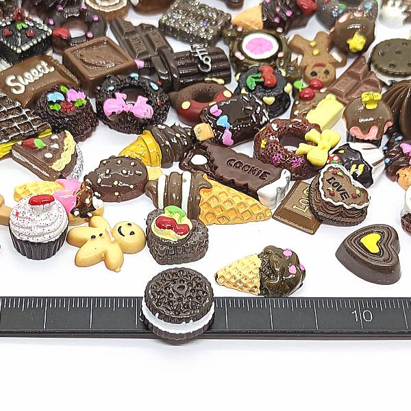 残りわずか！ハンドメイド デコパーツ チョコレート スイーツ 10個