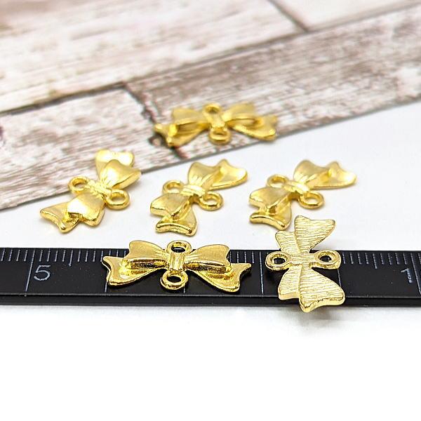 コネクターチャーム 8mm×20mm リボン コネクター 接続具 りぼん