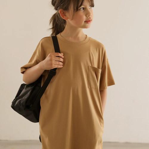 ステッチデザインワンピース キッズ   T2 ティーツー 女の子 かわいい ナチュラル 子供服 こども服　（送料無料 北海道、沖縄、離島は配送不可） |  | 18