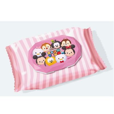 【おまかせ便送料無料】携帯用ウエットティッシュふた ディズニーツムツム ピンク 取り出し口5×2.8cmおしりふき日本製|usakids|03