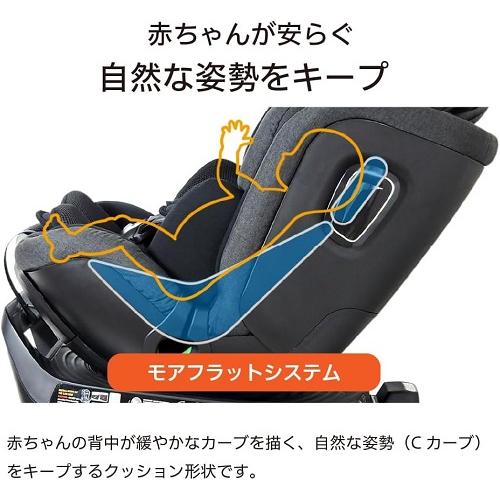 (ブランケットプレゼント) リーマン カイナロングR129 ブラック CW001  チャイルドシート ジュニアシート  220019 （送料無料 北海道、沖縄、離島は配送不可）の画像