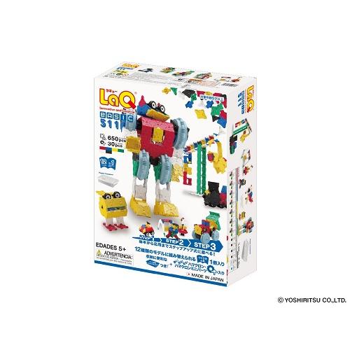 おまけつき LaQ ベーシック 511 NEWプラスチックコンテナVer. ラキュー