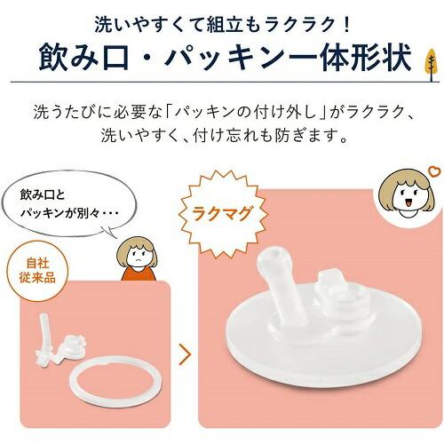 コンビ ラクマグ ストロー＆コップ はじめてセット N ボーダー 190039
