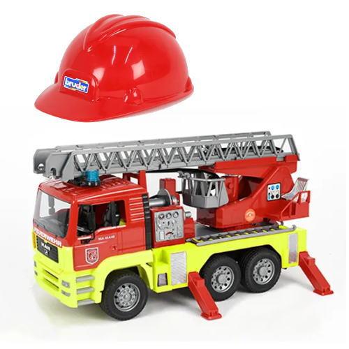 ブルーダー （ヘルメット付）MAN 消防車 017606 bruder ブルーダープロ