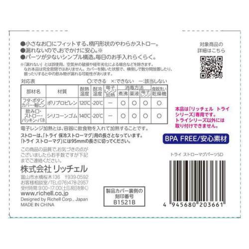 masa　準備中 トライ ストローマグパーツSD 203661 リッチェル 7カ月頃から ストロー