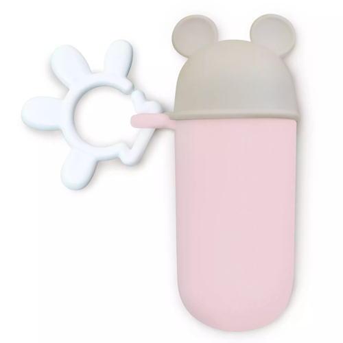 ミッキーマウス 携帯スリムケース 錦化成 ピンクベージュ レッド 小物