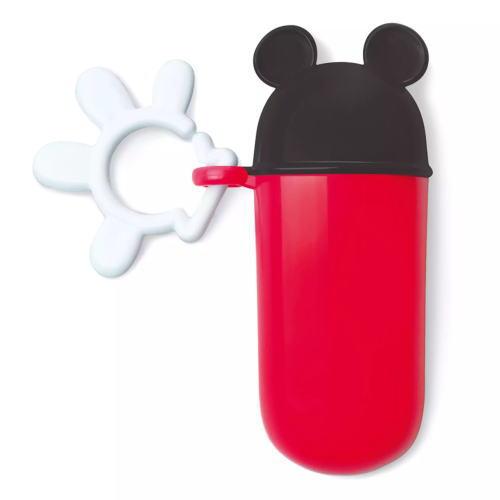 ミッキーマウス 携帯スリムケース 錦化成 ピンクベージュ レッド 小物