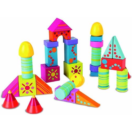 おもちゃ Janod マキシキューブカラー 50 ジャノー 353544 ブロック つみき 知育