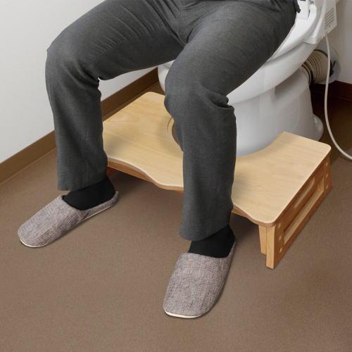 プラティカN 木製トイレステップ 高さ調節15cm〜23cm 踏み台 子供用