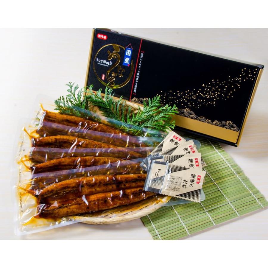 薩摩川内鰻 鹿児島県産 うなぎ長蒲焼真空 156g×4尾_1